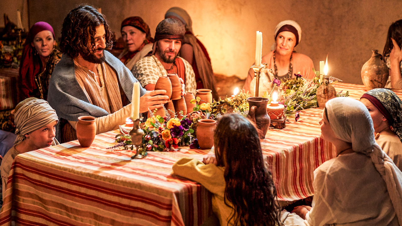 The Chosen, Season 1 Episode 5, at a wedding with children